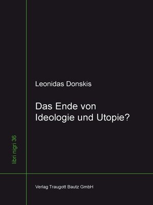cover image of Das Ende von Ideologie und Utopie?
